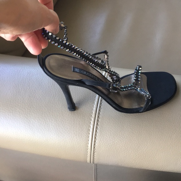 Giuseppe Zanotti Rhinestone Heels -  Sz 7 1/2 - Picture 8 of 12
